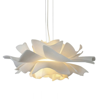 Suspension Lotus Blanche – Élégance Florale pour un Intérieur Moderne