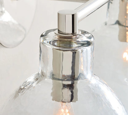 Applique Murale Xeno Verre Recyclé, Laiton Brossé ou Noir