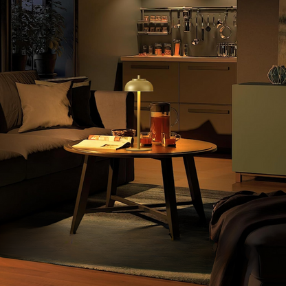 DazzleLite – Lampe de Table Sans Fil avec Contrôle Tactile et Éclairage Personnalisable