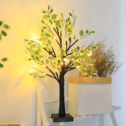 WarmGlow – Lampe de Nuit LED Arbre de Bouleau pour une Ambiance Enchantée