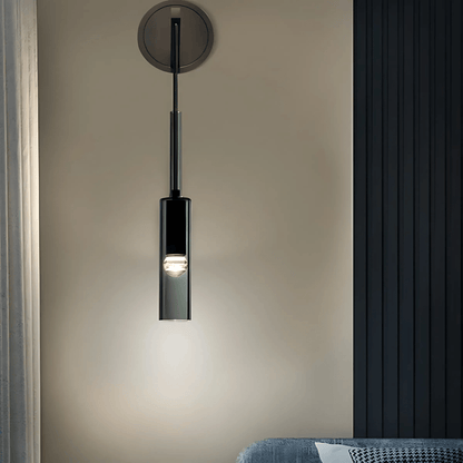 Suspension Design Verre Fumé E27 – Collection Abacus