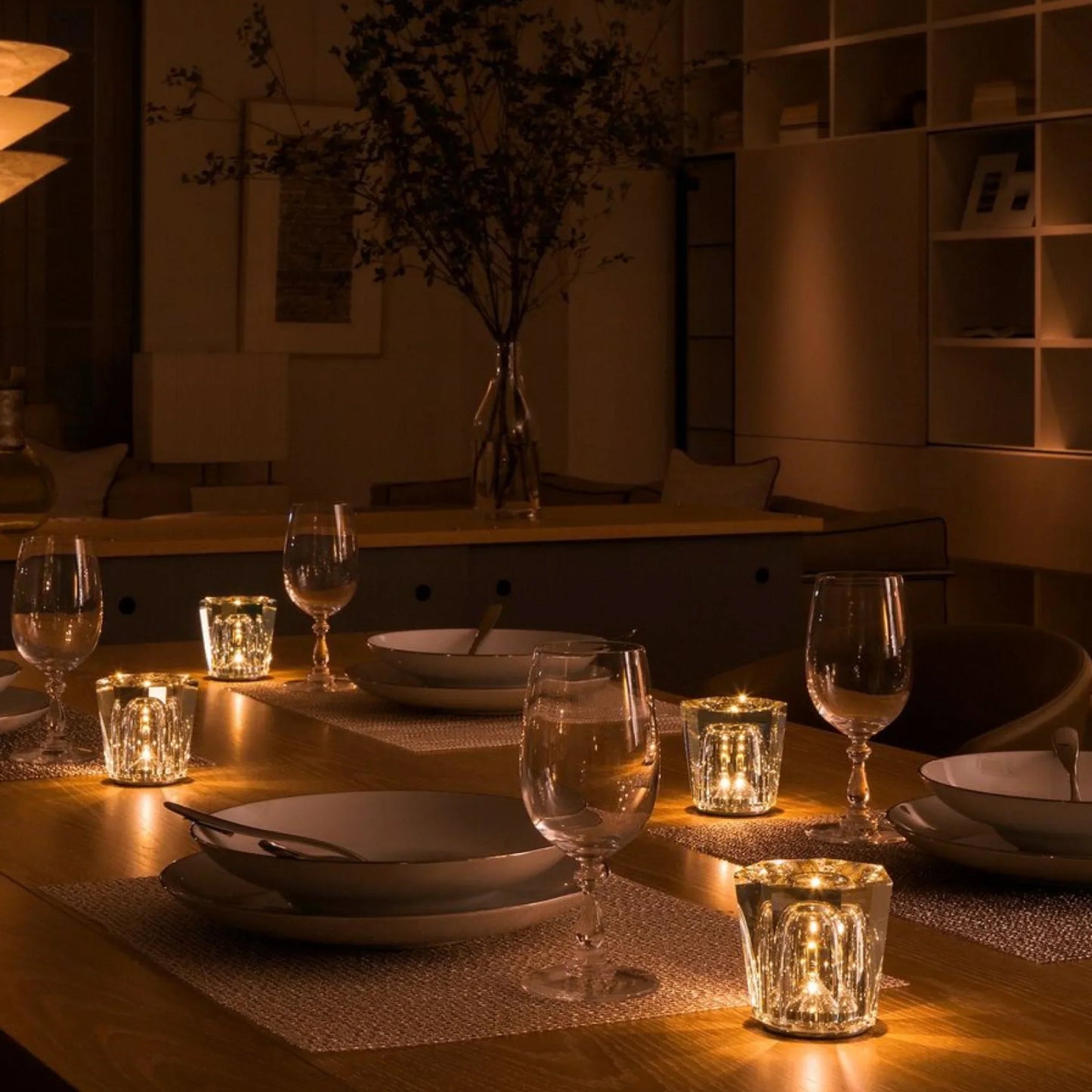 Lampe Cristal Ambientify – Éclairage Ambiant Élégant et Moderne