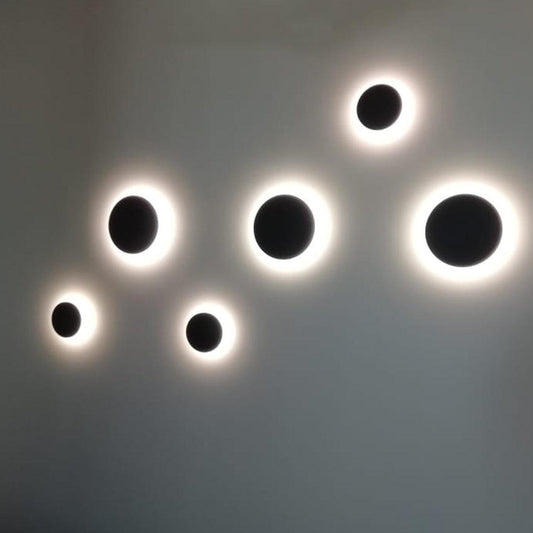Applique Murale d’Extérieur LED MOON – Éclairage Solaire Moderne pour Jardin, Terrasse ou Escalier