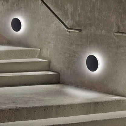 Applique Murale d’Extérieur LED MOON – Éclairage Solaire Moderne pour Jardin, Terrasse ou Escalier