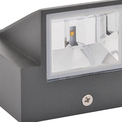 Applique Murale d’Extérieur LED VEE – Éclairage Unidirectionnel Étanche IP pour Façade et Mur de Jardin