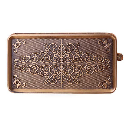 Porte-Papier Toilette Laiton Antique avec Support Mobile