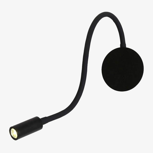 Applique Murale LED Orientable, Métal Noir ou Blanc, 55cm