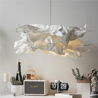 Suspension Nuage Scandinave en Papier Parchment