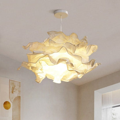 Suspension Nuage Scandinave en Papier Parchment