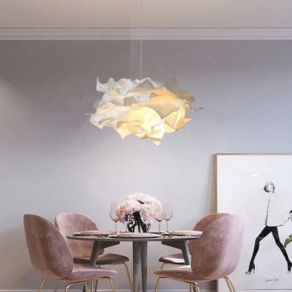 Suspension Nuage Scandinave en Papier Parchment