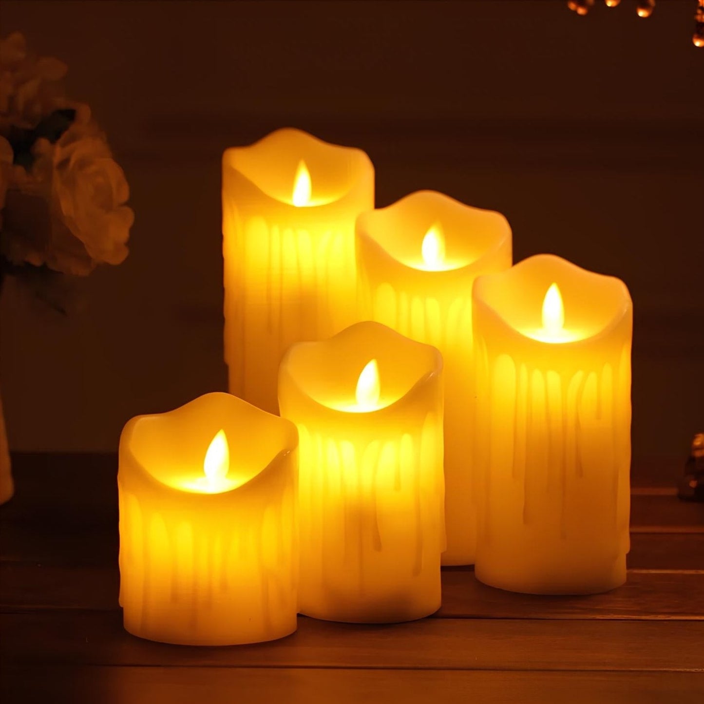Flameless Block Candles - Bougies sans Flamme