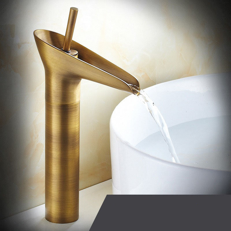 Robinet de salle de bains Waterfall Antique - Robinet de Salle de Bain en Bronze Ancien