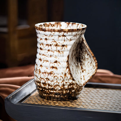 Grandes Tasses à Café Céramiques Abstraites