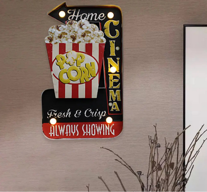 Applique LED Murale Métal, Motif Bière/Voiture/Ancre