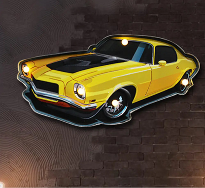 Applique LED Murale Métal, Motif Bière/Voiture/Ancre