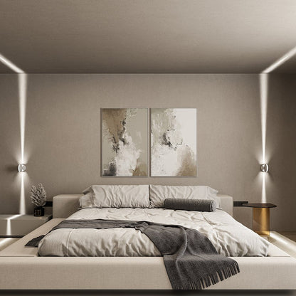 LUMO | Plafonnier LED Moderne en Aluminium Blanc