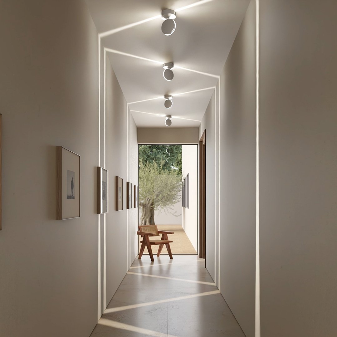 LUMO | Plafonnier LED Moderne en Aluminium Blanc