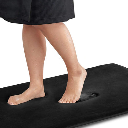 Tapis de Bain Mousse Mémoire, Antidérapant et Doux
