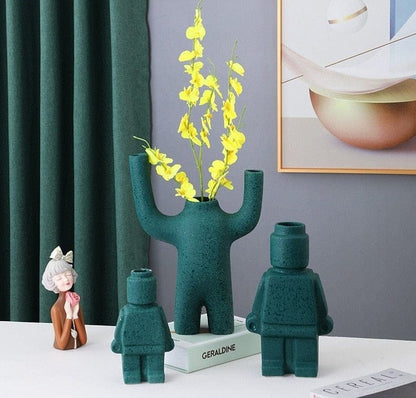 PixelGrow | Jardinière en Briques avec Robot Intégré