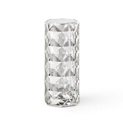 Lampe Cristal Rechargeable à Effet Diamant – Design Élégant à 3 Intensités