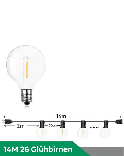 Guirlande LED Étanche pour Extérieur – Ambiance Chaleureuse Jusqu’à 150M