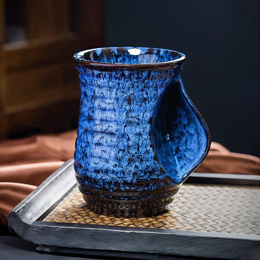 Grandes Tasses à Café Céramiques Abstraites