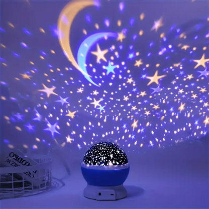 Luna – Lampe de Chevet Projecteur d'Étoiles Apaisant