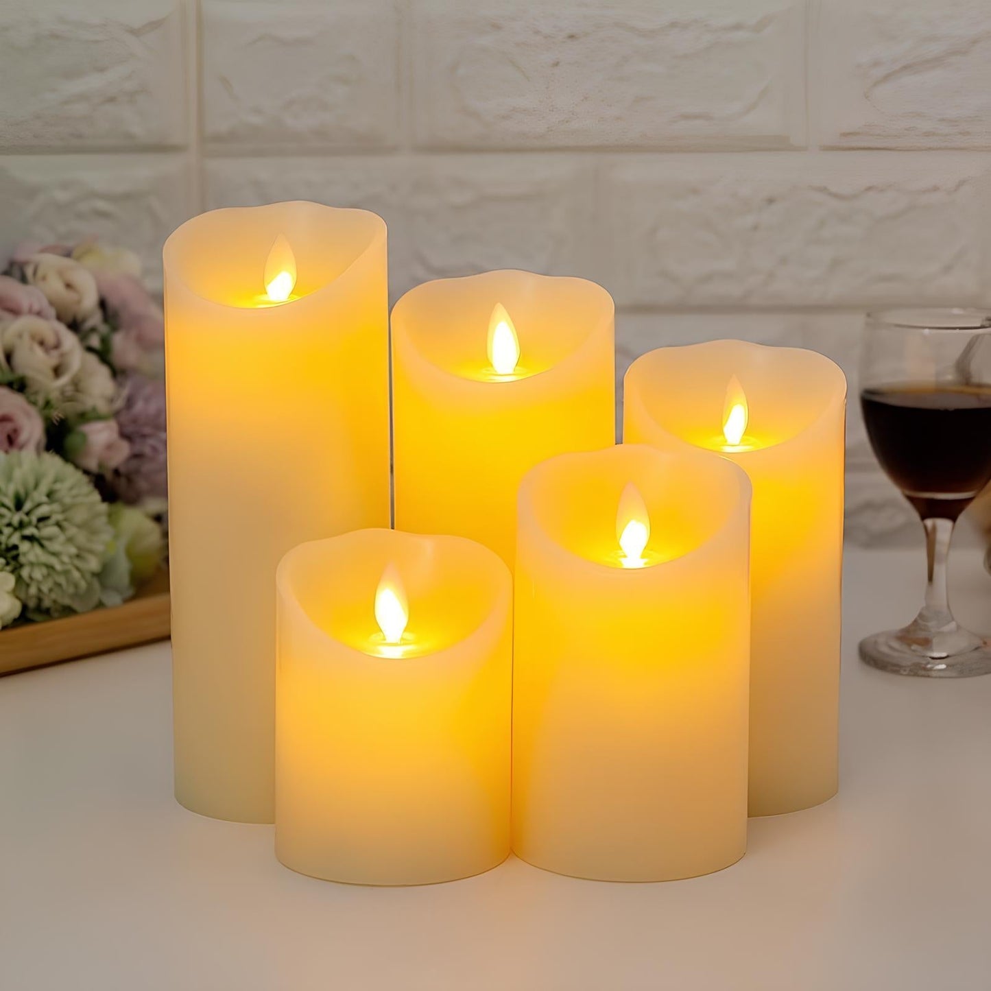 Flameless Block Candles - Bougies sans Flamme