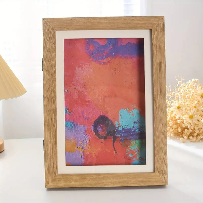 Cadre Magnétique en Bois – Pour Dessins et Œuvres d’Art des Enfants