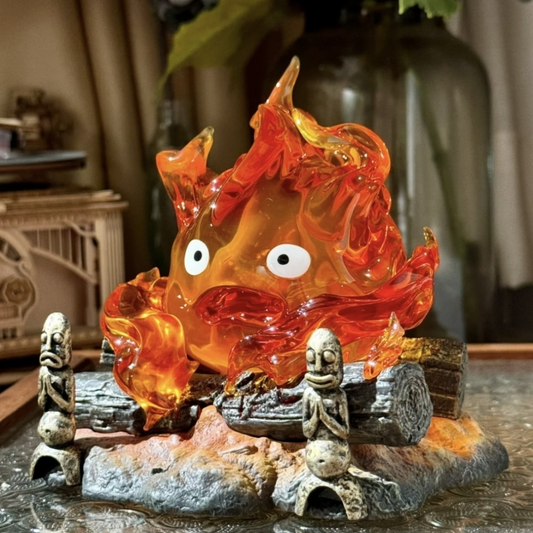Veilleuse LED Figurine Feu Calcifer – Design Fantaisie