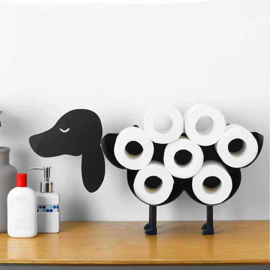 Porte-Rouleau de Papier Toilette Animal – Rangement Décoratif Original pour Votre Salle de Bain