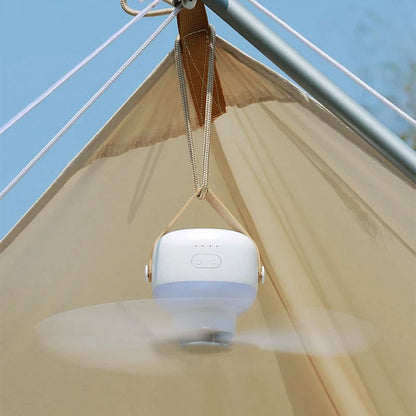 Ventilateur LED Portable Rechargeable, 7200mAh, Télécommande