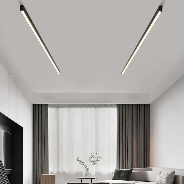 Plafonnier LED Fin Dimmable Design Moderne