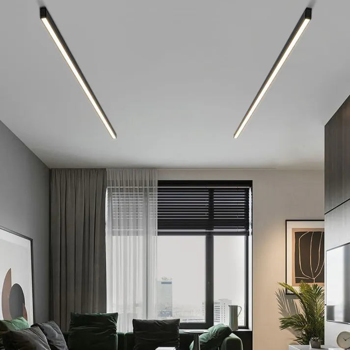 Plafonnier LED Fin Dimmable Design Moderne