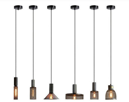 Suspension Cylindrique en Ciment, Douille