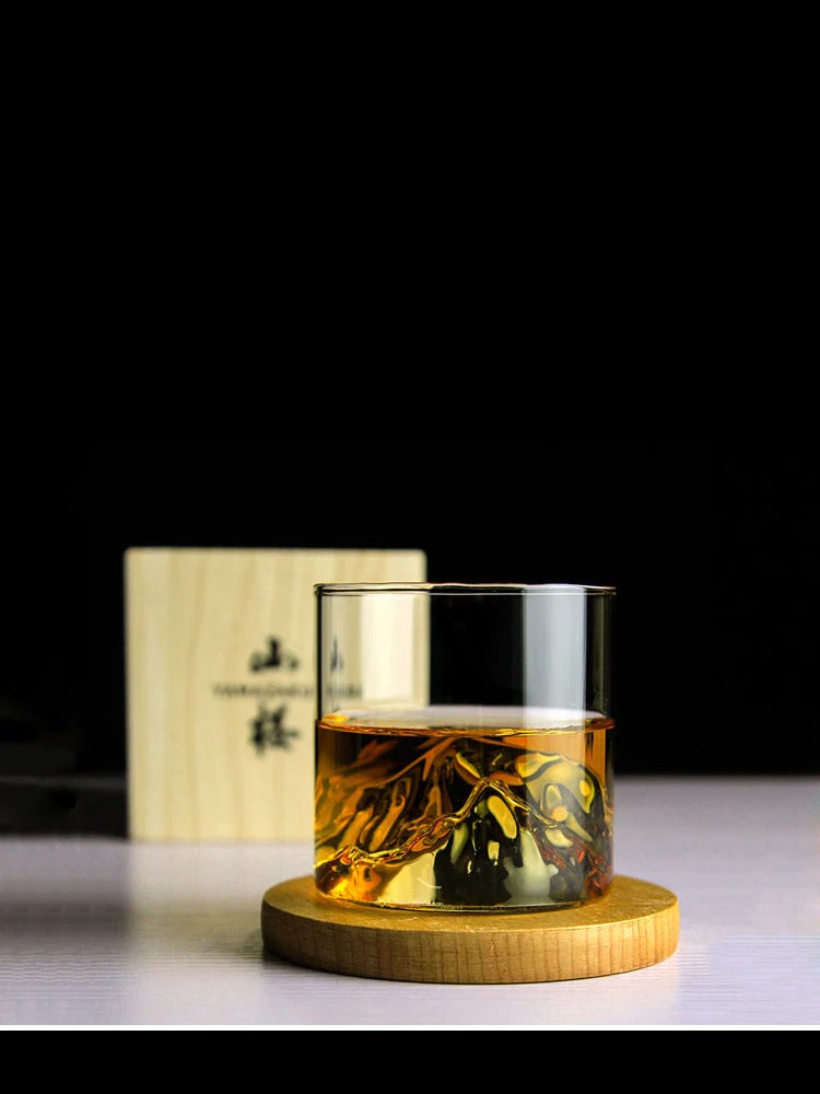 Verre à Whiskey Japonais | Design Exclusif pour les Amateurs de Whiskey | Parfait pour Whiskey, Bourbon & Cocktails