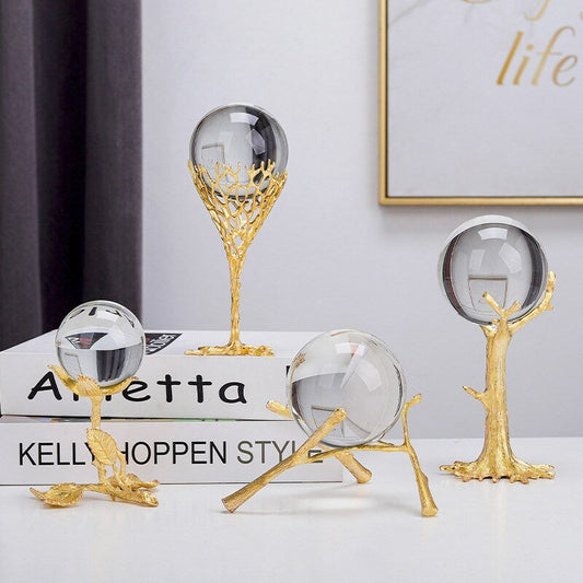 Globe en Verre de Cristal – Élégance Mystique pour Votre Intérieur