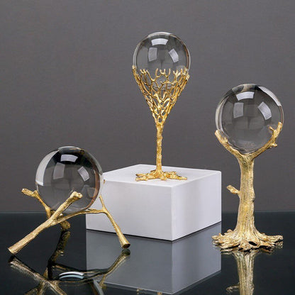 Globe en Verre de Cristal – Élégance Mystique pour Votre Intérieur