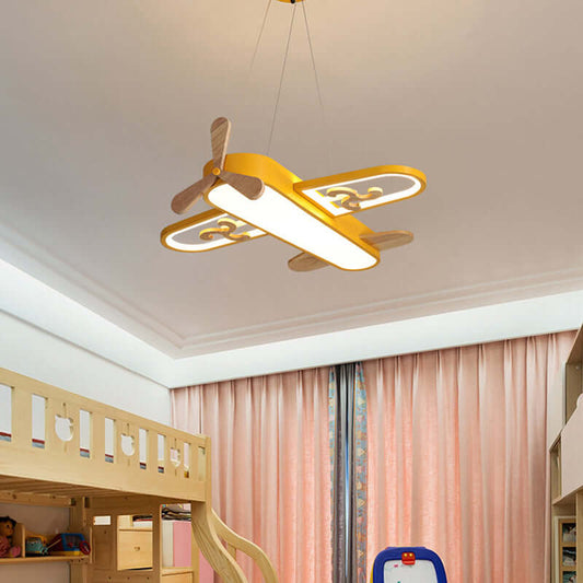Plafonnier LED Enfant en Forme d’Avion