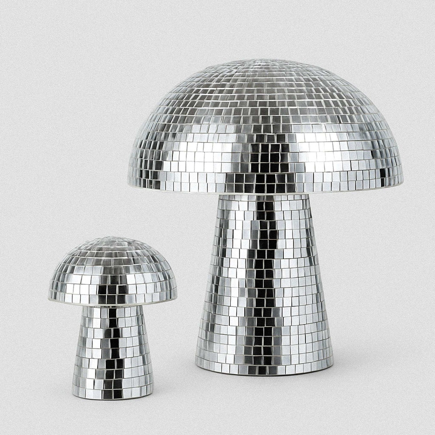 Champignon Disco Miroir – Déco Rétro Funky Taille au Choix
