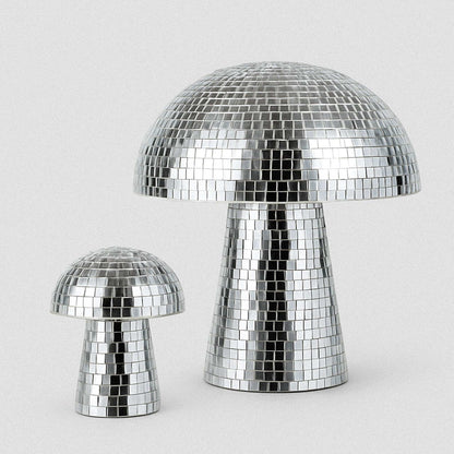 Champignon Disco Miroir – Déco Rétro Funky Taille au Choix