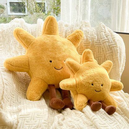 Coussin Soleil et Lune, Décoration Douce et Confort