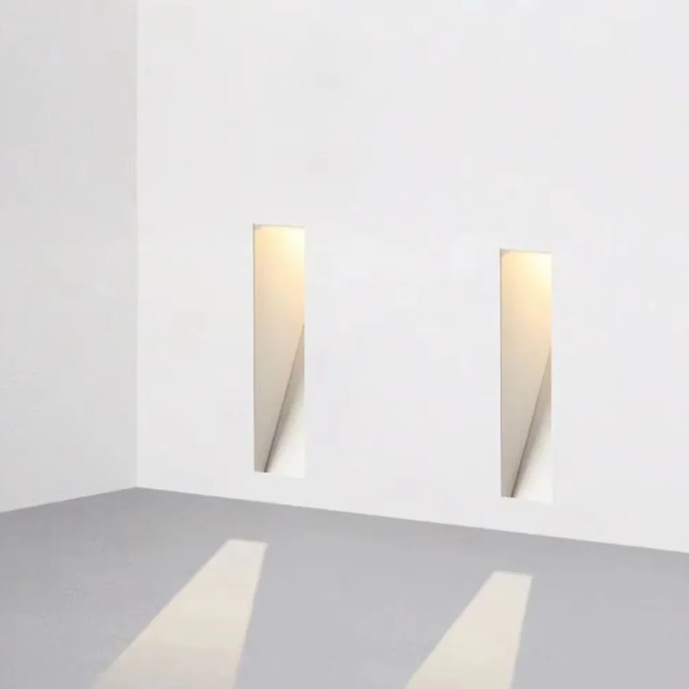 Applique LED Encastrée avec Détecteur, Design Nordique