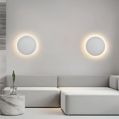 Applique LED Ronde Murale avec Capteur – Design Nordique