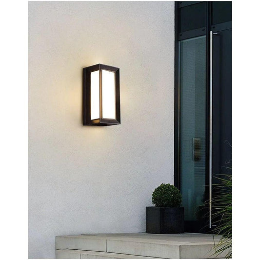 Applique Murale Extérieure LED 18W, IP65, Détecteur, Noir