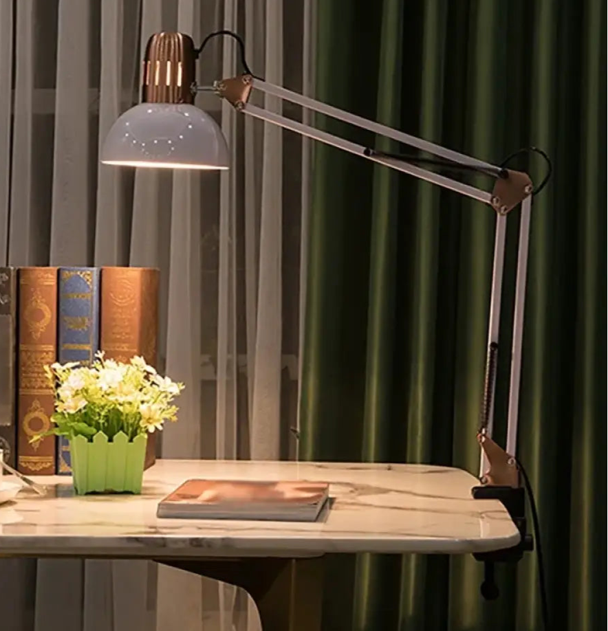 ED Studio - Lampe de Bureau Vintage Portable avec Pince