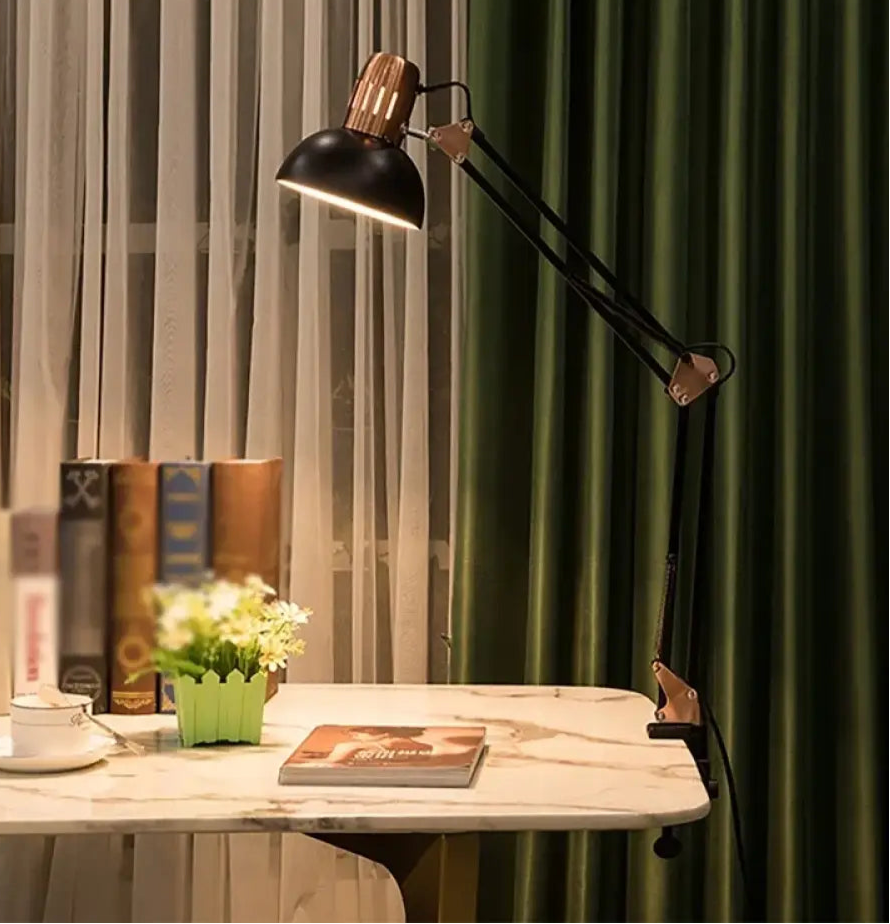 ED Studio - Lampe de Bureau Vintage Portable avec Pince
