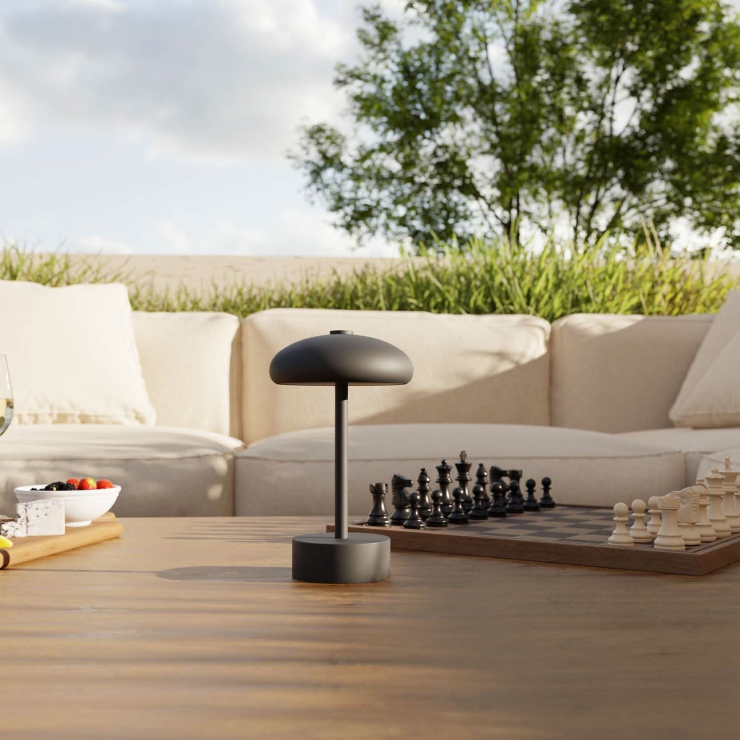 Elario | Lampe de Table Rechargeable – Éclairage d'Ambiance Moderne