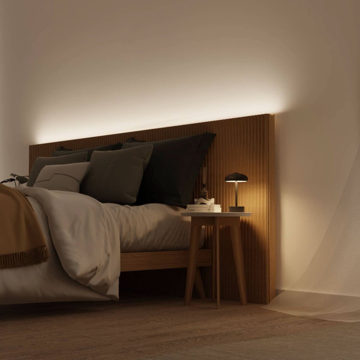 Elario | Lampe de Table Rechargeable – Éclairage d'Ambiance Moderne