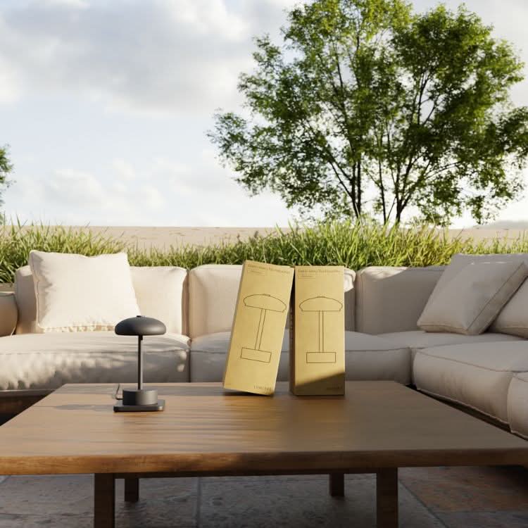 Elario | Lampe de Table Rechargeable – Éclairage d'Ambiance Moderne